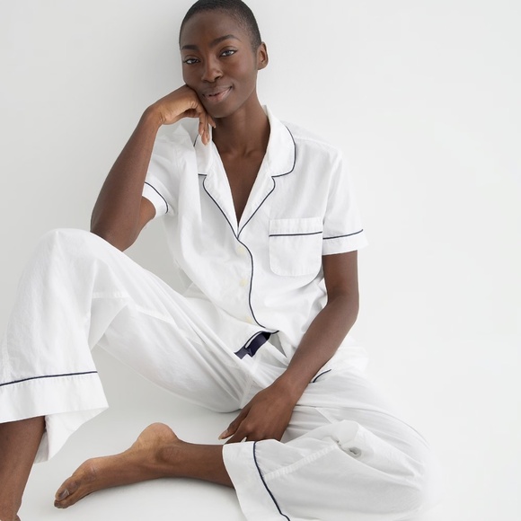 NWT J.Crew Short-sleeve Pajama Set - Small - Picture 1 of 8